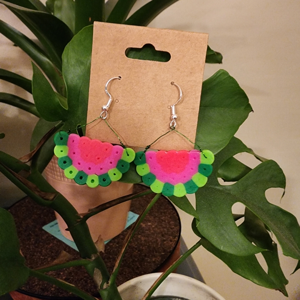 Handmade Watermelon Earrings
